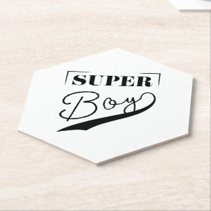 Super Boy Paper Coaster