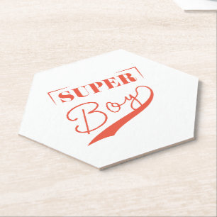 Super Boy Paper Coaster
