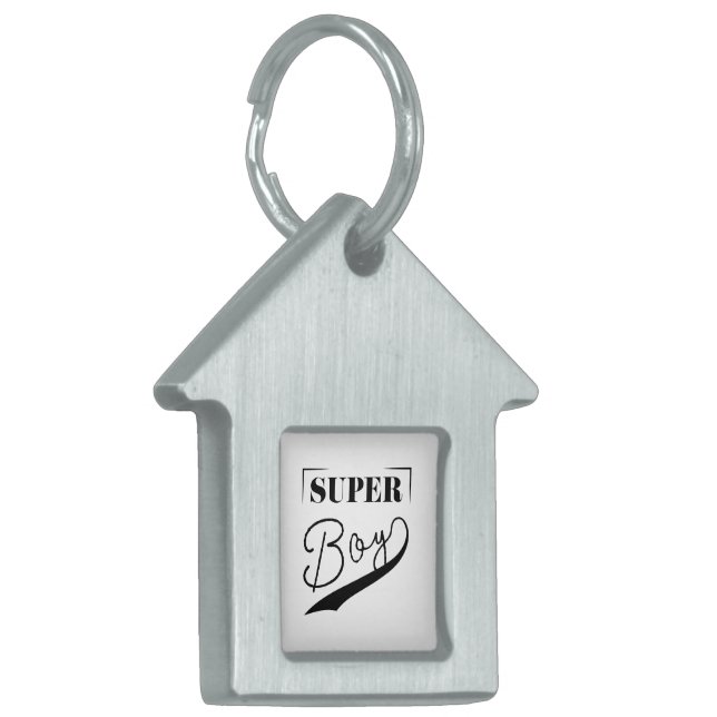Super Boy Pet ID Tag (Front Left)