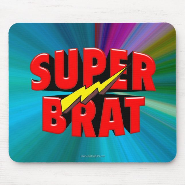 Super Brat Mouse Mat (Front)