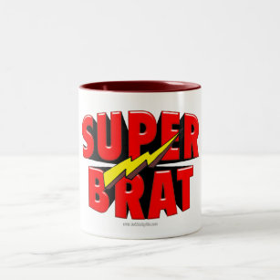 Super Brat Two-Tone Coffee Mug