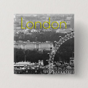 Super! Buckingham Palace London 15 Cm Square Badge