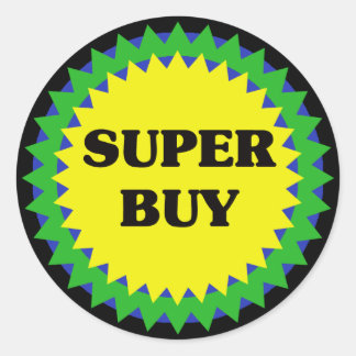 SUPER BUY Retail Sale Sticker