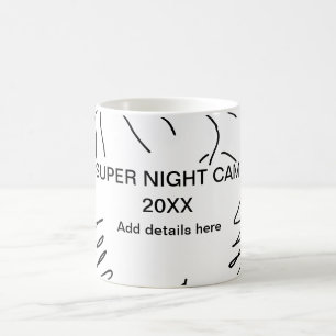 Super camp summer winter add name year travel vacc coffee mug
