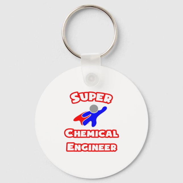 Super Chemical Engineer Key Ring (Front)