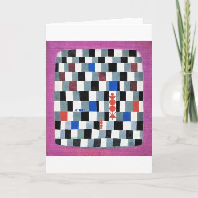 Super Chess, Paul Klee Card (Front)