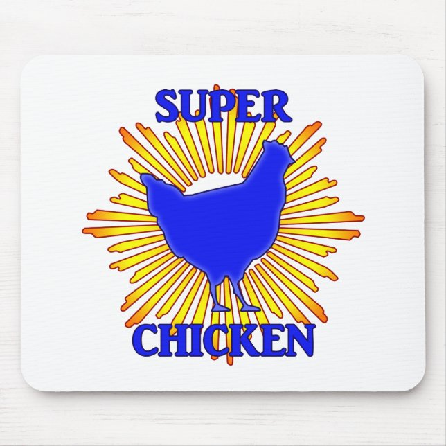 Super Chicken Mouse Mat (Front)