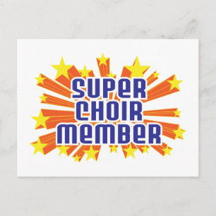 Super Choir Member Postcard