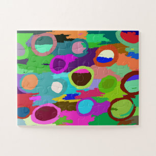 Super Colour Circles 1  Jigsaw Puzzle
