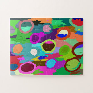 Super Colour Circles 1  Jigsaw Puzzle