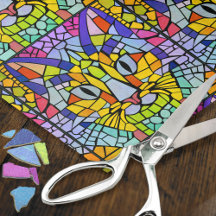 Super-Colourful Cats - Mosaic Kitties Decoupage