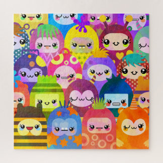 Super Colourful Kawaii Monsters Jigsaw Puzzle