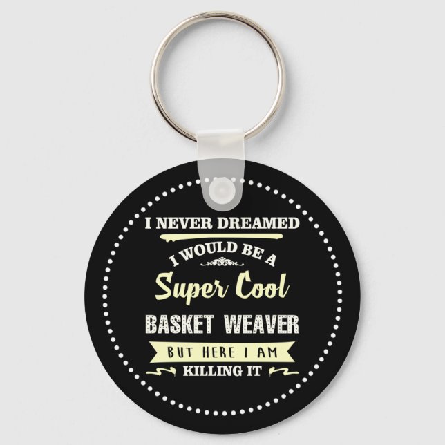 Super Cool Basket Weaver Key Ring (Front)