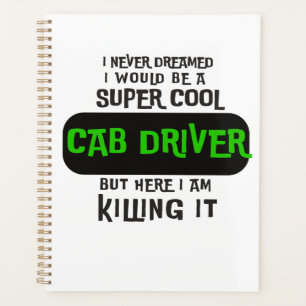 Super Cool Cab Driver Planner