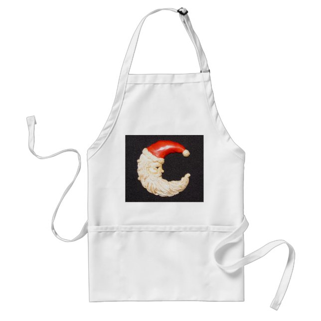 Super Cool Classic Round Santa Claus Apron (Front)