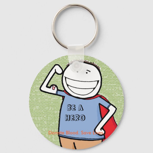 Super Cool Dude Keychain (Front)