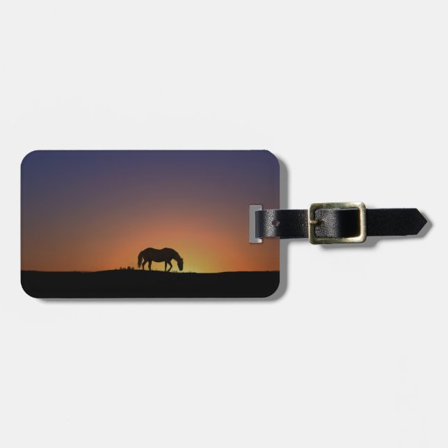 Super Cool Horse Luggage Tags (Front Horizontal)