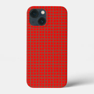Super Cool Hot Red Pattern iPhone 13 Mini Case