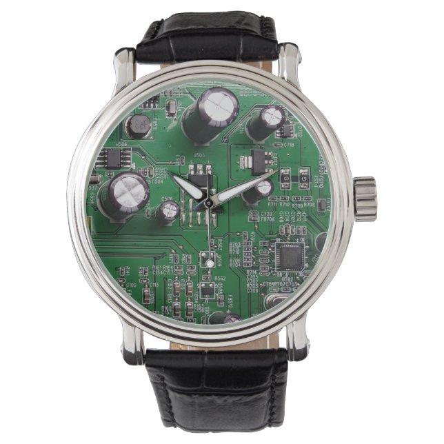 Super Cool PCB View Wrist Watch (Front)