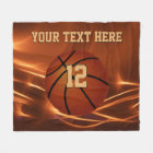 Super Cool Personalised Basketball Throw Blanket