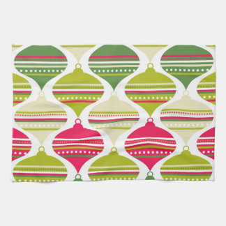 Super Cool Retro Mod Abstract Ornaments Tea Towel