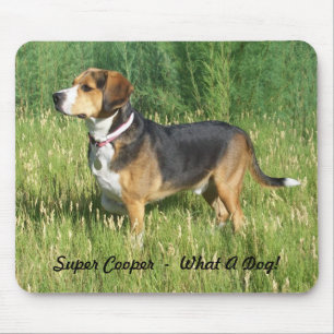 Super Cooper Beagle Mouse Pad
