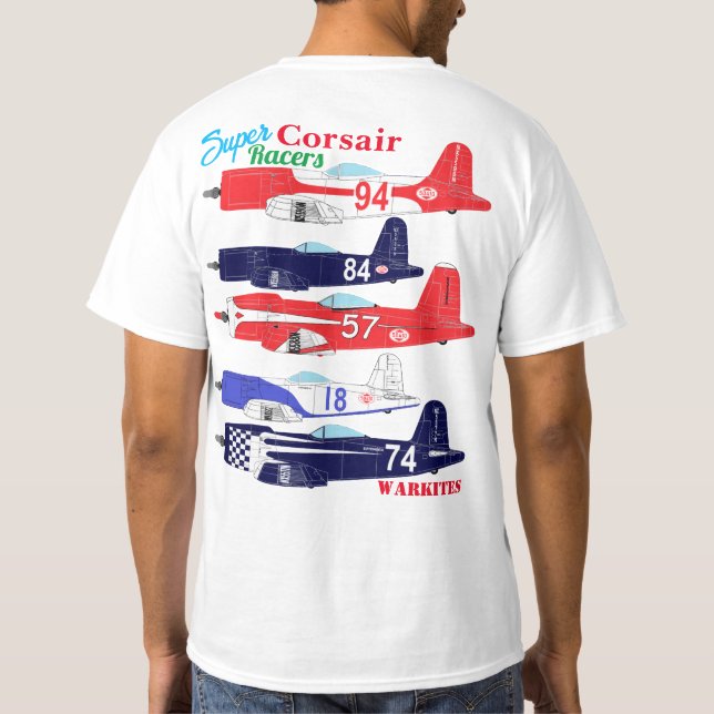 Super Corsair Racers T-Shirt (Back)