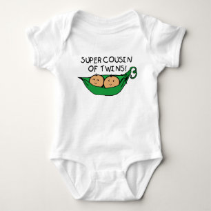 Super Cousin of Twins Pod Baby Bodysuit