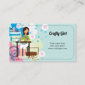 Super Crafty Girl Business Cards