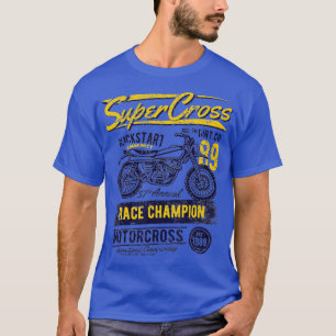Super Cross Motor Cross  cool motocross shirt