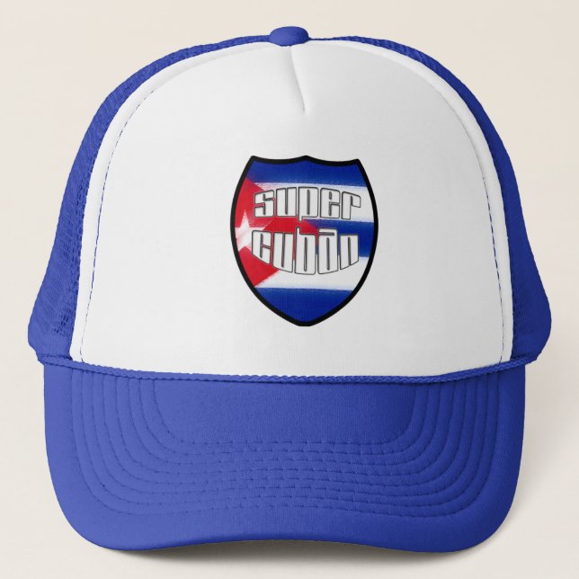 Super-Cuban Trucker Hat (Front)