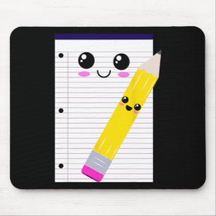 Super Cute And Fun Writing Pad And Pencil Kawaii C Mouse Mat
