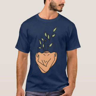 Super cute and trendy Plant growing out of human b T-Shirt