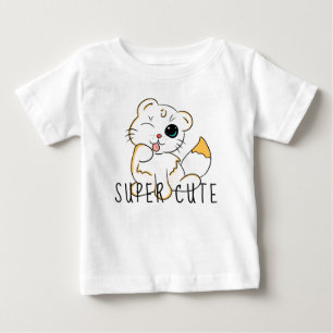 Super Cute Baby Cat - Baby Top