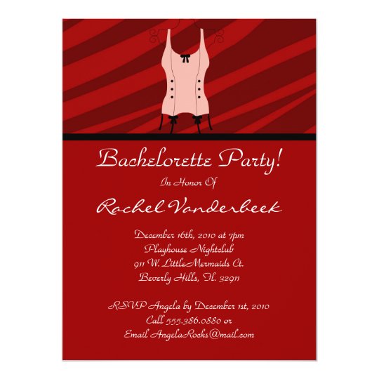 Super Cute Bachelorette Party Card
