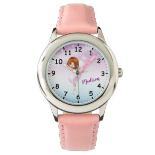 Super Cute Ballerina Personalised Kids Watch