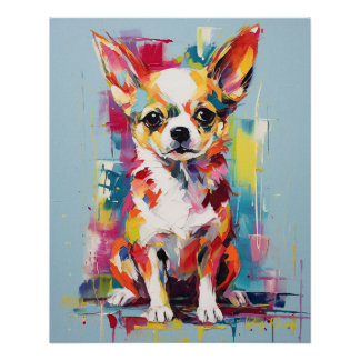 Super Cute Chihuahua Dog Puppy 004 - Xeno Lucilfer Poster