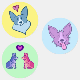 Super Cute Corgi Stickers