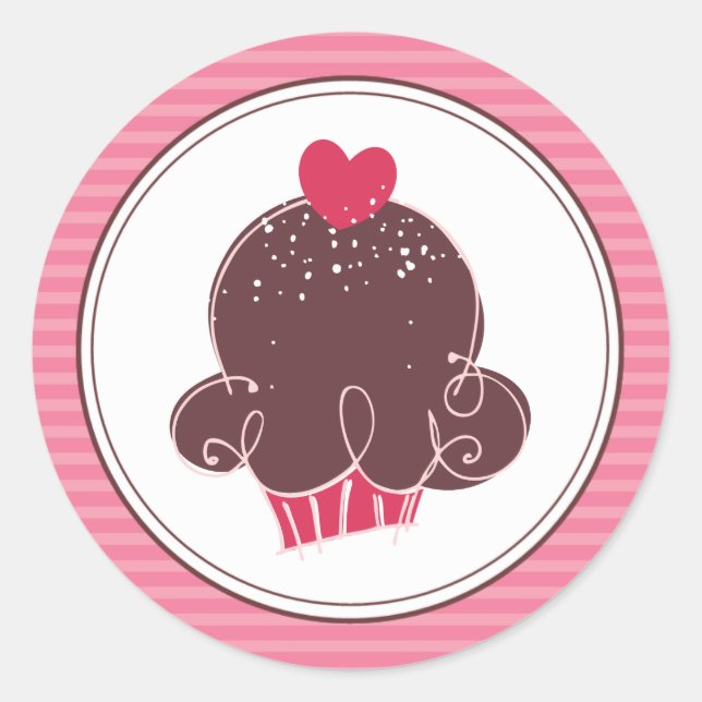 Super Cute Cupcake Stickers (Front)