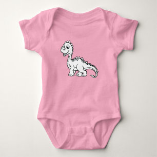 Super Cute Dinosaur Baby Bodysuit