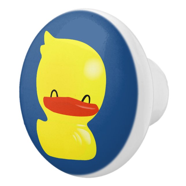 Super Cute Ducky Blue Door Knob (Right)