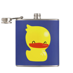 Super Cute Ducky Vinyl Wrapped Flask