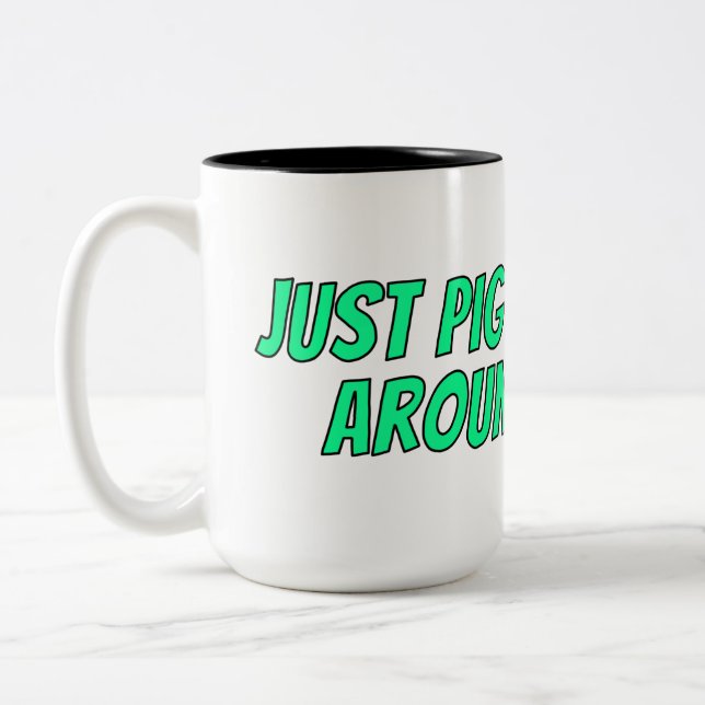 Super Cute Funny "Piglet" themed Mug (Left)