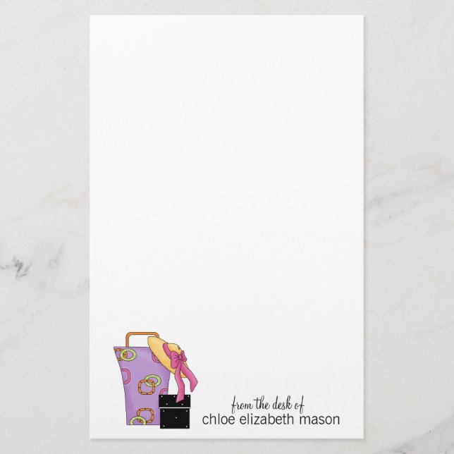 Super Cute Girly Stuff Stationery (Front)