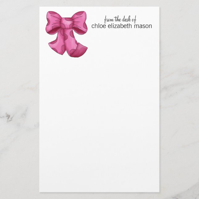 Super Cute Girly Stuff Stationery (Front)