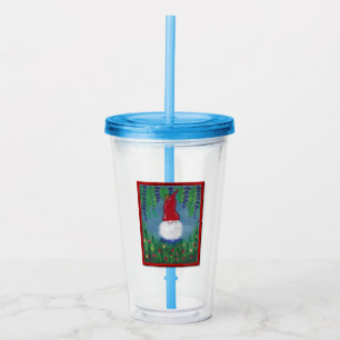 Super Cute Gnome Acrylic Tumbler