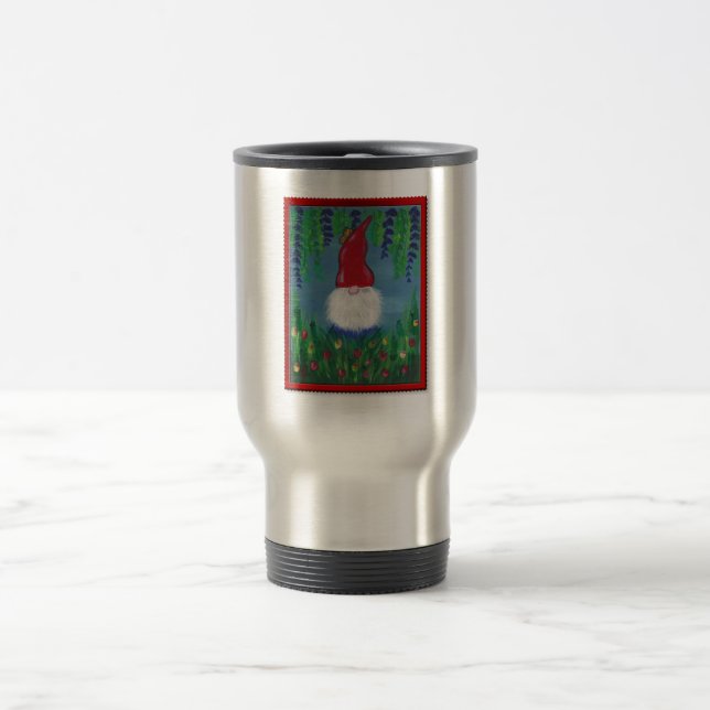 Super Cute Gnome Travel Mug (Center)