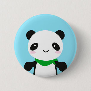 Super Cute Kawaii Panda 6 Cm Round Badge