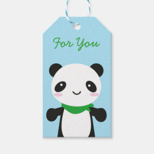 Super Cute Kawaii Panda Gift Tags