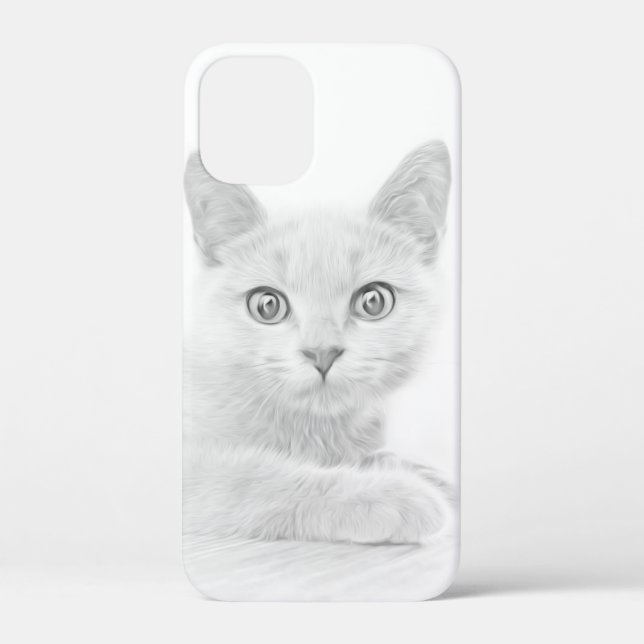 SUPER CUTE Kitten Portrait Photograph Case-Mate iPhone Case (Back)